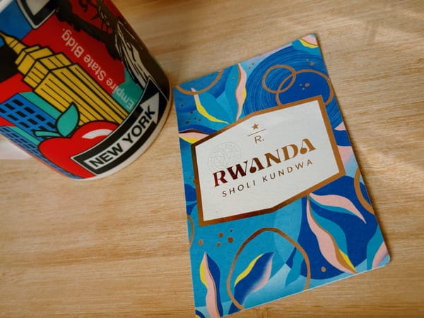 Starbucks Reserve Rwanda Sholi Kundwa